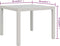 vidaXL - Tuintafel - 90x90x75 - cm - gehard - glas - en - poly - rattan - wit