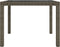 vidaXL - Tuintafel - 90x90x75 - cm - gehard - glas - en - poly - rattan - grijs