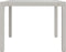 vidaXL - Tuintafel - 90x90x75 - cm - gehard - glas - en - poly - rattan - wit