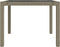 vidaXL - Tuintafel - 90x90x75 - cm - gehard - glas - en - poly - rattan - beige