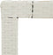 vidaXL - Tuintafel - 90x90x75 - cm - gehard - glas - en - poly - rattan - wit