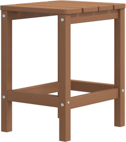 vidaXL - Tuintafel - Adirondack - 38x38x46 - cm - HDPE - bruin