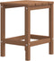 vidaXL - Tuintafel - Adirondack - 38x38x46 - cm - HDPE - bruin