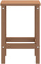vidaXL - Tuintafel - Adirondack - 38x38x46 - cm - HDPE - bruin