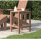 vidaXL - Tuintafel - Adirondack - 38x38x46 - cm - HDPE - bruin