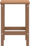 vidaXL - Tuintafel - Adirondack - 38x38x46 - cm - HDPE - bruin