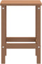 vidaXL - Tuintafel - Adirondack - 38x38x46 - cm - HDPE - bruin