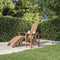 vidaXL - Tuintafel - Adirondack - 38x38x46 - cm - HDPE - bruin