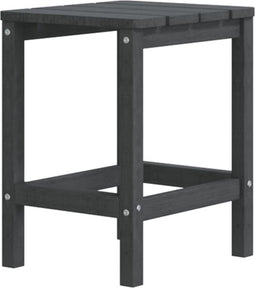 vidaXL - Tuintafel - Adirondack - 38x38x46 - cm - HDPE - antracietkleurig