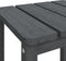 vidaXL - Tuintafel - Adirondack - 38x38x46 - cm - HDPE - antracietkleurig