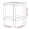 vidaXL - Tuintafel - Adirondack - 38x38x46 - cm - HDPE - wit
