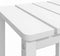 vidaXL - Tuintafel - Adirondack - 38x38x46 - cm - HDPE - wit