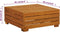 vidaXL - Tuintafel - en - voetensteun - met - kussen - massief - acaciahout