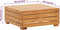vidaXL - Tuintafel - en - voetensteun - met - kussen - massief - acaciahout