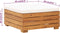 vidaXL - Tuintafel - en - voetensteun - met - kussen - massief - acaciahout