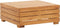 vidaXL - Tuintafel - en - voetensteun - met - kussen - massief - acaciahout