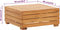vidaXL - Tuintafel - en - voetensteun - met - kussen - massief - acaciahout