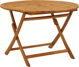 vidaXL - Tuintafel - inklapbaar - 110 - cm - massief - acaciahout