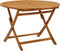 vidaXL - Tuintafel - inklapbaar - 110 - cm - massief - acaciahout