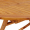 vidaXL - Tuintafel - inklapbaar - 110 - cm - massief - acaciahout