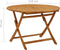 vidaXL - Tuintafel - inklapbaar - 110 - cm - massief - acaciahout