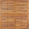 vidaXL - Tuintafel - inklapbaar - 110x110x75 - cm - massief - teakhout