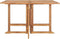 vidaXL - Tuintafel - inklapbaar - 110x110x75 - cm - massief - teakhout
