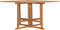vidaXL - Tuintafel - inklapbaar - 110x110x75 - cm - massief - teakhout