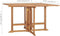 vidaXL - Tuintafel - inklapbaar - 110x110x75 - cm - massief - teakhout