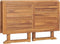 vidaXL - Tuintafel - inklapbaar - 110x110x75 - cm - massief - teakhout