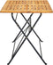 vidaXL - Tuintafel - inklapbaar - 120x70x74 - cm - massief - acaciahout