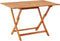 vidaXL - Tuintafel - inklapbaar - 120x70x75 - cm - massief - eucalyptushout