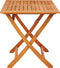 vidaXL - Tuintafel - inklapbaar - 120x70x75 - cm - massief - eucalyptushout