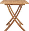 vidaXL - Tuintafel - inklapbaar - 120x70x75 - cm - massief - teakhout