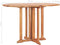 vidaXL - Tuintafel - inklapbaar - 120x70x75 - cm - massief - teakhout