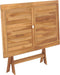 vidaXL - Tuintafel - inklapbaar - 120x70x75 - cm - massief - teakhout