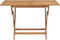 vidaXL - Tuintafel - inklapbaar - 120x70x75 - cm - massief - teakhout
