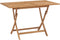 vidaXL - Tuintafel - inklapbaar - 120x70x75 - cm - massief - teakhout