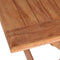 vidaXL - Tuintafel - inklapbaar - 120x70x75 - cm - massief - teakhout