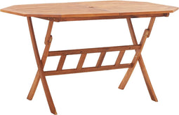 vidaXL - Tuintafel - inklapbaar - 135x85x75 - cm - massief - acaciahout