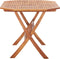 vidaXL - Tuintafel - inklapbaar - 135x85x75 - cm - massief - acaciahout