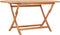 vidaXL - Tuintafel - inklapbaar - 160x80x75 - cm - massief - teakhout