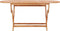 vidaXL - Tuintafel - inklapbaar - 160x80x75 - cm - massief - teakhout