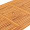 vidaXL - Tuintafel - inklapbaar - 160x80x75 - cm - massief - teakhout