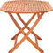 vidaXL - Tuintafel - inklapbaar - 160x85x74 - cm - massief - eucalyptushout