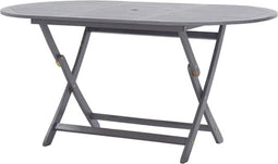 vidaXL - Tuintafel - inklapbaar - 160x85x75 - cm - massief - acaciahout