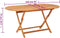 vidaXL - Tuintafel - inklapbaar - 160x85x75 - cm - massief - eucalyptushout
