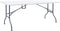 vidaXL - Tuintafel - inklapbaar - 180x72x72 - cm - HDPE - wit