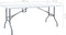 vidaXL - Tuintafel - inklapbaar - 180x72x72 - cm - HDPE - wit