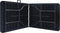 vidaXL - Tuintafel - inklapbaar - 180x75x72 - cm - HDPE - en - kunstrattan - zwart